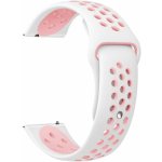 Eternico Sporty Universal Quick Release 20mm Pure Pink and White AET-U20SP-PiWh