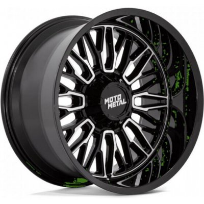 Moto Metal MO809 STINGER 10x20 8x165 ET-18 gloss black machined | Zboží Auto