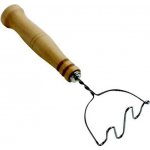 mačkadlo 17cm nerez, ruk.dřev. (malé) – Zboží Dáma