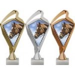 Poháry Bauer Plaketa PL0050M46 Jezdectví – Zboží Dáma