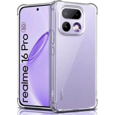 Techsuit - nárazuvzdorný průhledný silikon - Realme 16 Pro - čirý – Zboží Živě