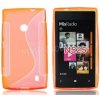 Pouzdro a kryt na mobilní telefon Nokia Pouzdro S Case Nokia 525 Lumia oranžové