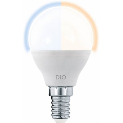 Eglo Stmívatelná LED žárovka , E14, P45, 5W, 400lm, teplá-studená bílá, dálkový ovladač