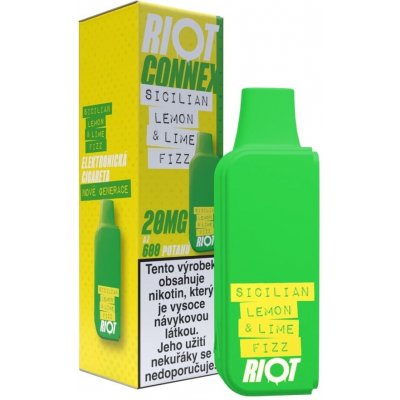 RIOT Connex pod Sicilian Lemon & Lime 10 mg – Zboží Dáma