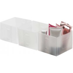 Compactor Optimo Set 3 ks velkých transparentních organizérů 30 x 15,5 x 8 cm