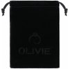 Dárková krabička OLIVIE Sametový pytlík černý 5234