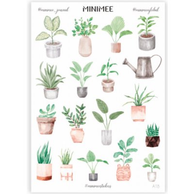 Samolepky MINIMEE - Rostliny – Zboží Mobilmania