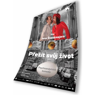 Filmový plakát Jan Švankmajer - Přežít svůj život, A2 ČR – Zboží Mobilmania