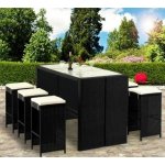 Melfin Zahradní ratanový nábytek Bar set Panda – Zboží Dáma