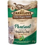 Carnilove cat pouch rich in Pheasant enriched with Raspberry Leaves Bažant s malinovým listím 85 g – Zboží Mobilmania