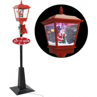 Nabytek XL Vánoční pouliční lampa se Santou 180 cm LED – Zboží Mobilmania