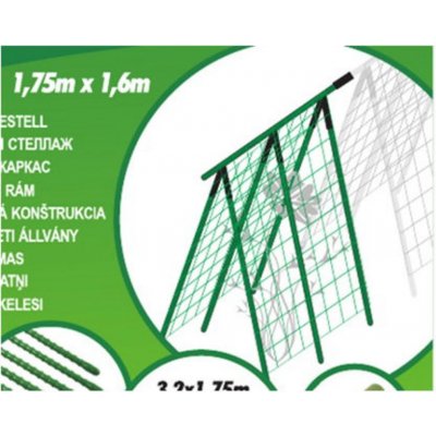 Kinekus Síť na podporu růstu okurky s konstrukcí 1,7mx1,6m KLC KIN30032701 – Zboží Mobilmania