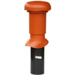 Terran větrací komínek dlouhý cihlově červený 110mm/40cm – Sleviste.cz