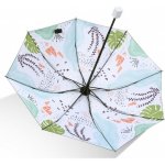 Carla PAR01WZ12 modré květy deštník dámský skládací – Hledejceny.cz