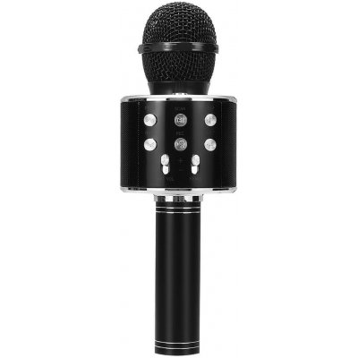 Northix KTV Bezdrátový mikrofon pro karaoke Černý