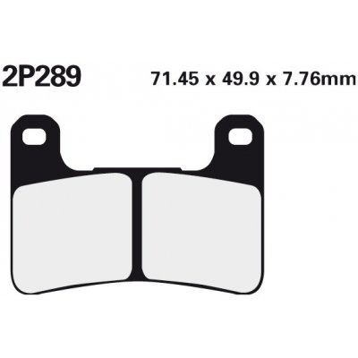 NISSIN brzdové destičky 289ST – Sleviste.cz