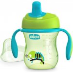 Chicco hrneček trénujeme s držadly modrá/tyrkysová 200 ml – Zboží Mobilmania