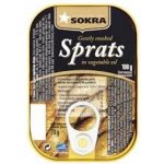 Sokra Jemně uzené šproty v rostlinném oleji 100 g – Hledejceny.cz