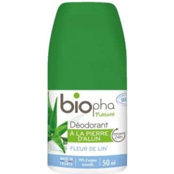 BioPha Květ lnu dámský deodorant roll-on 50 ml