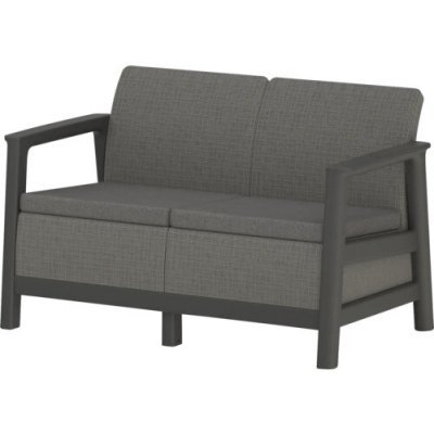 Scandi Linea 73 x 126 x 77,5 cm šedá – Zboží Dáma