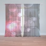 Sablio Záclony Bublinová abstrakce: 2ks 150x250cm – Hledejceny.cz