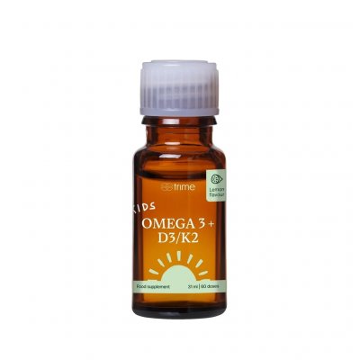 Trime Kids Omega 3 + D3/K2 citronová příchuť 60 dávek – Hledejceny.cz