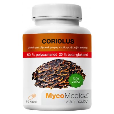 Mycomedica Coriolus 50 % 90 kapslí – Sleviste.cz