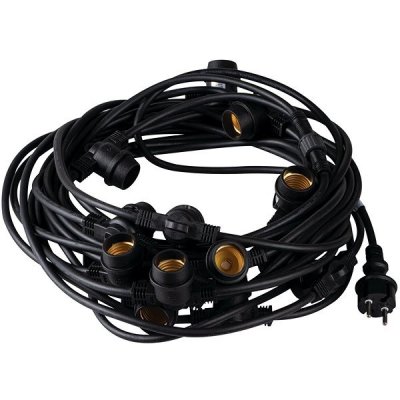 Kanlux Venkovní řetěz 9,5 m + 1,5 m 10 × E27 IP44 – Sleviste.cz