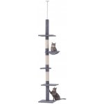 PawHut škrabadlo stropní vysoké šedé 40 x 34 x 230-260 cm – Hledejceny.cz
