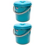 Curver 03206-x55 vědro s víkem modré 10 l – Zboží Dáma
