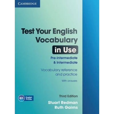 Test Your English Vocabulary in Use Pre-interm and Interm 3rd Edition – Hledejceny.cz