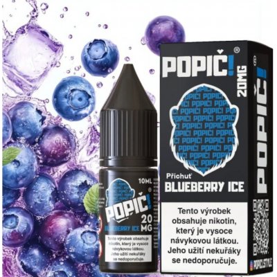 POPIČ! Blueberry Ice 10 ml 20 mg – Sleviste.cz