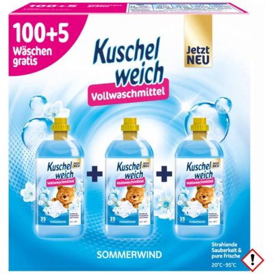 Kuschelweich Sommerwind prací gel 3 x 1,925 l
