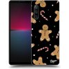 Pouzdro a kryt na mobilní telefon Sony Picasee silikonové Sony Xperia 10 IV 5G - Gingerbread černé