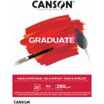 Canson Papír na akryl a olej Graduate Oil & Acrylic blok A4 290g, 20 listů – Zboží Mobilmania