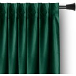 AmeliaHome Závěs Amelia Home Velvet s multifunkční páskou zelený, velikost 140x245 – Hledejceny.cz