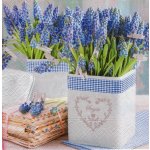 Ubrousek 33x33cm Modrá romantika – Zboží Dáma