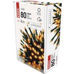Emos D4AV02 80 LED vánoční řetěz 8 m venkovní i vnitřní vintage časovač – Sleviste.cz