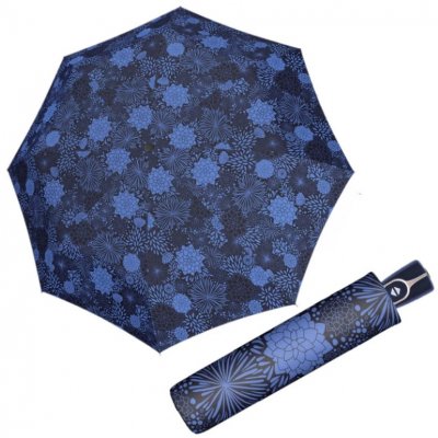 Doppler Fiber Magic Style 7441465327 dámský skládací plně automatický deštník modrý – Zboží Mobilmania