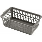 Heidrun Plastový košík 25 x 15 x 8 cm bílá – Zboží Dáma