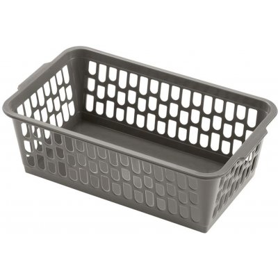 Heidrun Plastový košík 25 x 15 x 8 cm bílá – Zboží Dáma