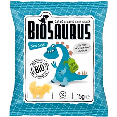 Biosaurus BIO snack s mořskou solí 15g – Zboží Dáma