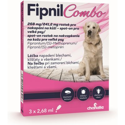 Fipnil Combo Spot-on Dog L 268 / 241,2 mg 3 x 2,68 ml – HobbyKompas.cz