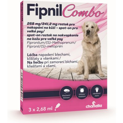 Fipnil Combo Spot-on Dog L 268 / 241,2 mg 3 x 2,68 ml – Zbozi.Blesk.cz