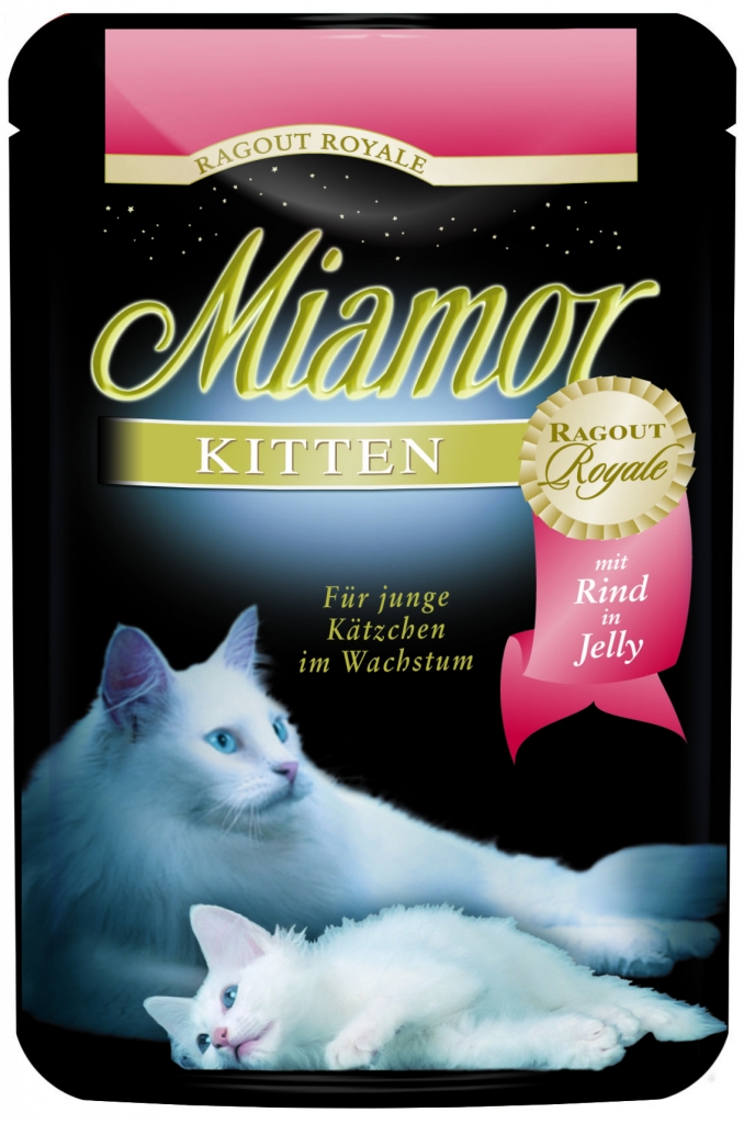 Finnern Miamor Ragout Royale Kitten hovězí 22 x 100 g