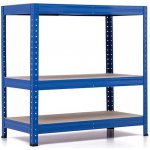 Trestles Regál RH 1000 x 1000 x 500 mm 3 police modrá – Sleviste.cz