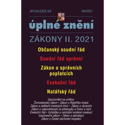Aktualizace II/6 - Občanský soudní řád, Exekuční řád – Hledejceny.cz