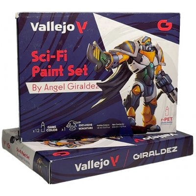 Vallejo Game Color Sci-Fi Paint Set by Angel Giráldez 12 x 18 ml – Sleviste.cz