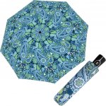 Doppler Fiber Magic Paisley dámský plně automatický deštník modrý – Sleviste.cz