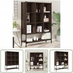 Knihovna kouřový dub 102x30x141,5 cm – Zboží Mobilmania